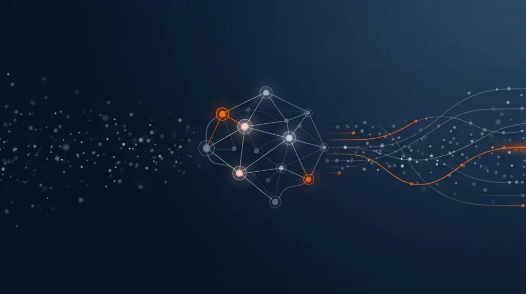 Aprender IA gratis o curso de pago: red neuronal representando dos formas de estructurar el aprendizaje
