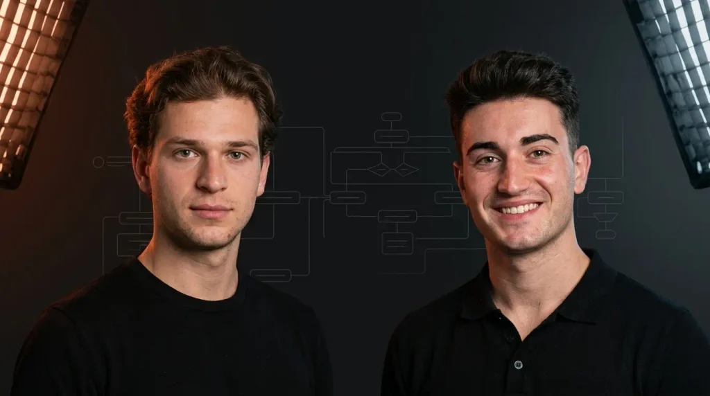 Imagen de los creadores de Centeia Armand Pujadó y Jordi Segura
